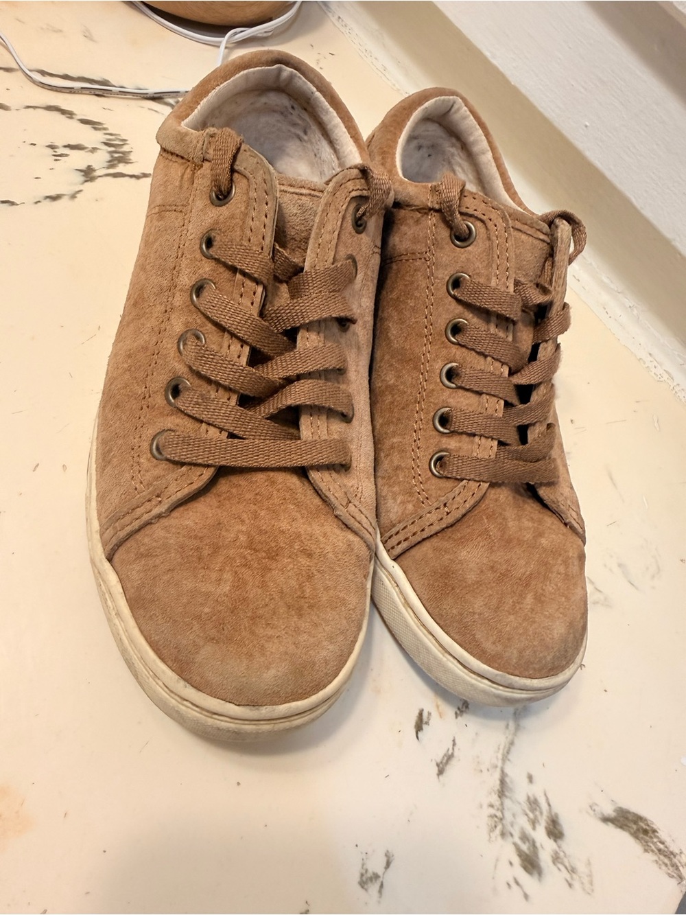Ugg Casual Suede Sneakers in Light Brown